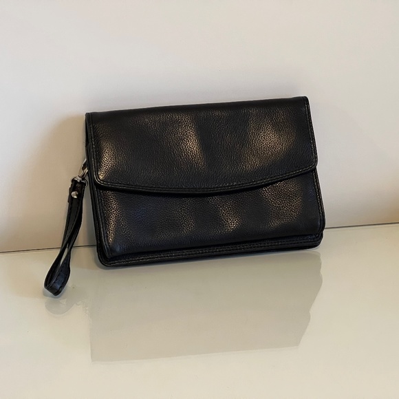 Genuine Leather Handbag Clutch Women’s - Picture 1 of 14